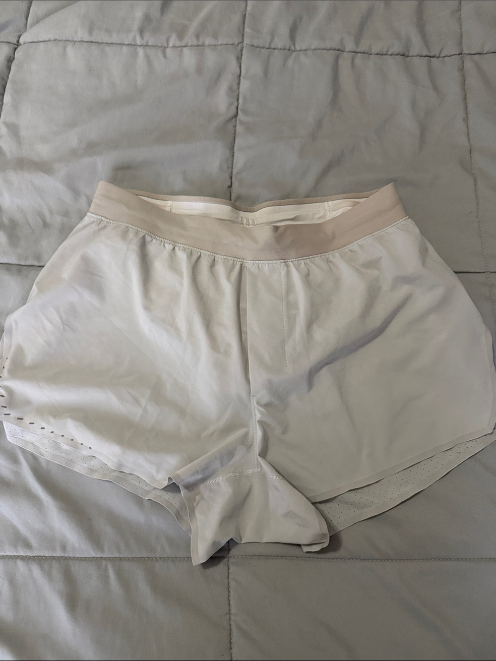 lululemon athletica Silver 3” Fast & Free Shorts (Lined)